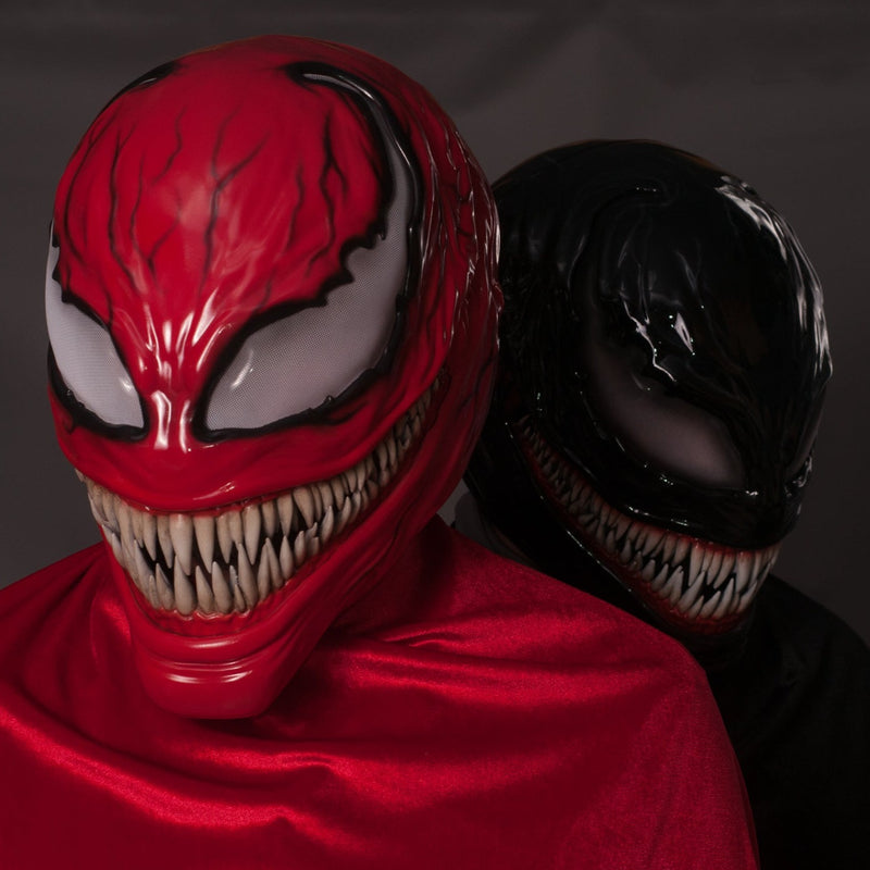 Cosplay Mask Helmet / Symbiote Mask / Cosplay Helmet / Black Symbiote  Cosplay / Scary Mask / Cosplay Prop 