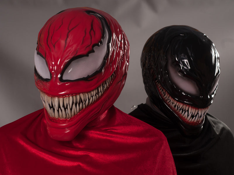 Cosplay Mask Helmet / Symbiote Mask / Cosplay Helmet / Black Symbiote  Cosplay / Scary Mask / Cosplay Prop 