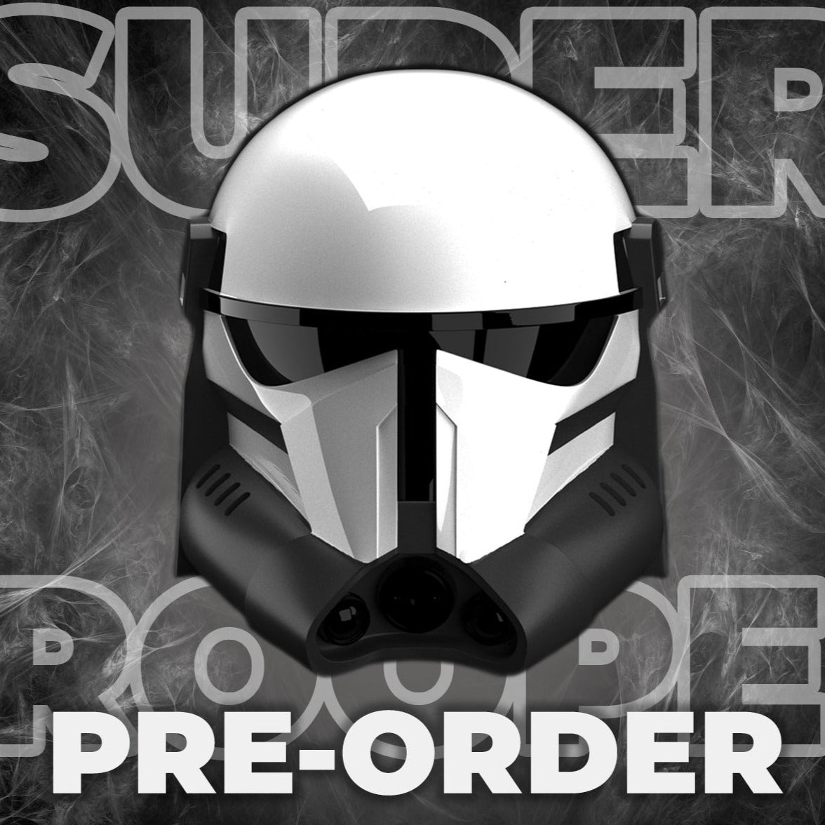 Super Trooper Helmet / Beskar StormTrooper Helmet