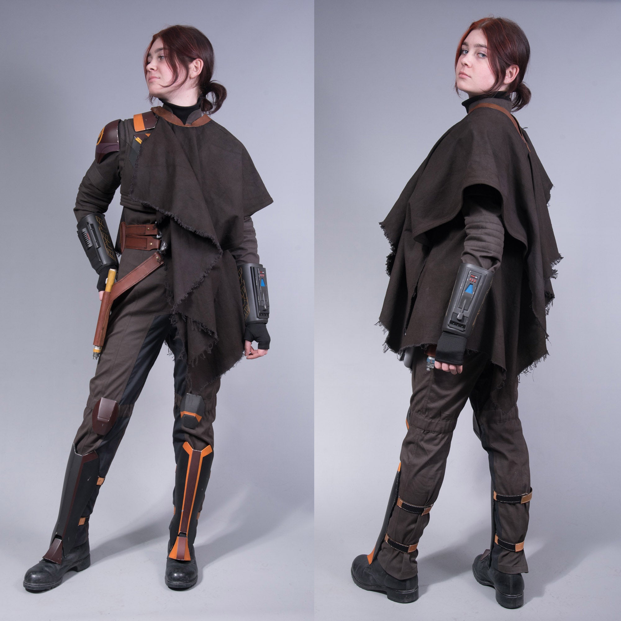 Sabine Wren Leather Set / 2 Belts with Holsters