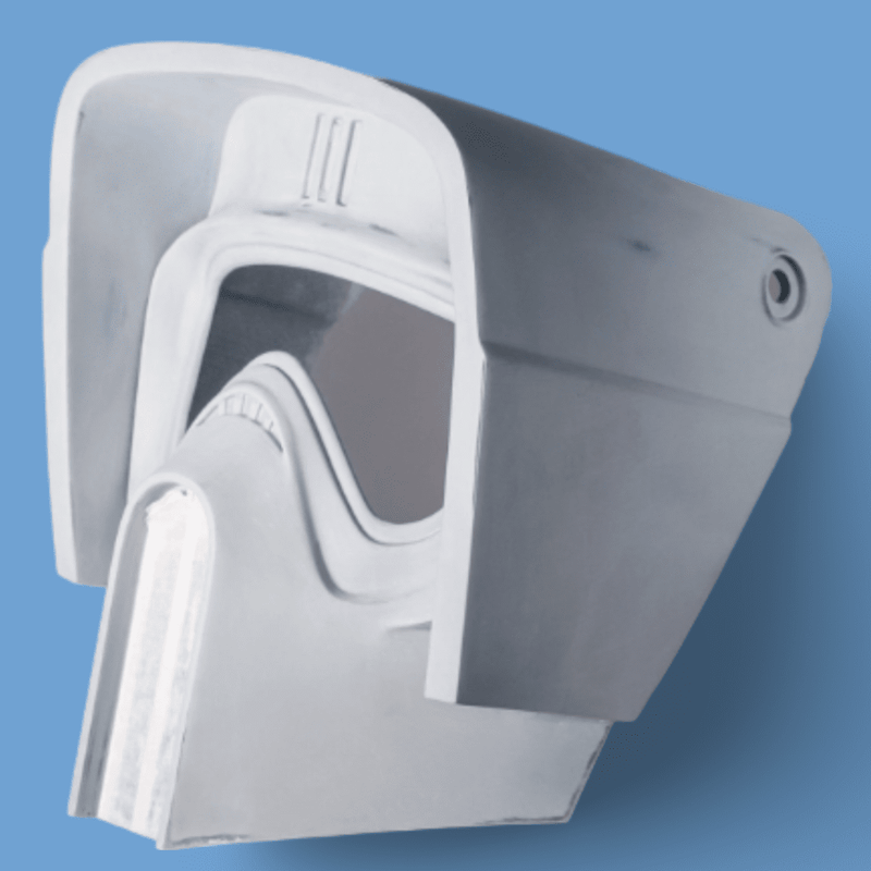 Scout Trooper Helmet Raw Kit 3D Print