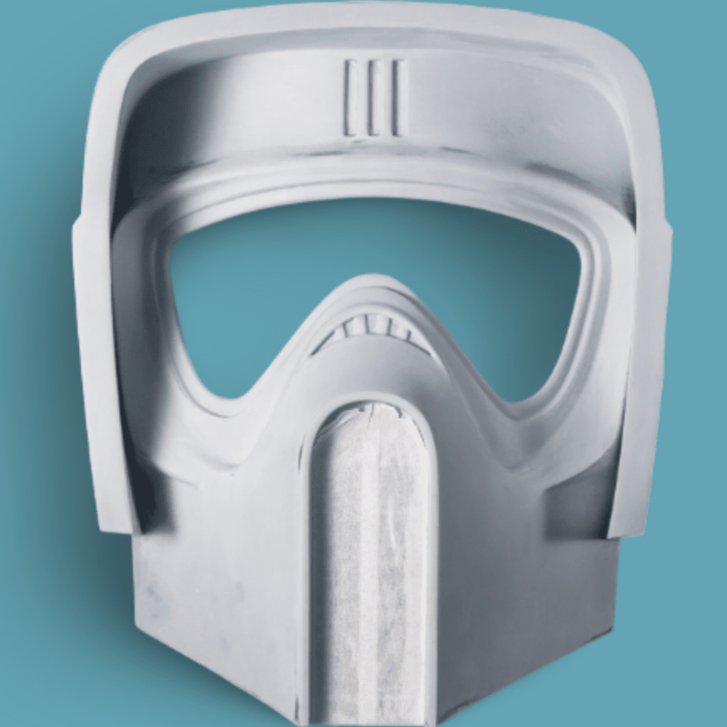 Scout Trooper Helmet Raw Kit 3D Print