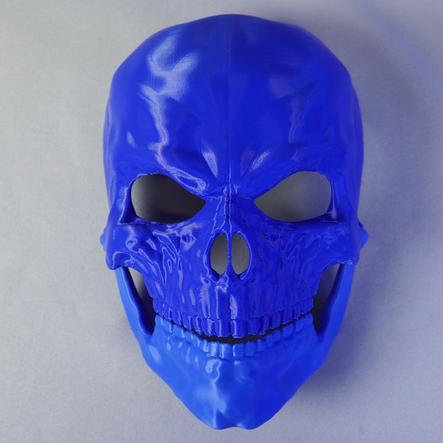 Skull Mask Moving Jaw Raw Kit 3D Print