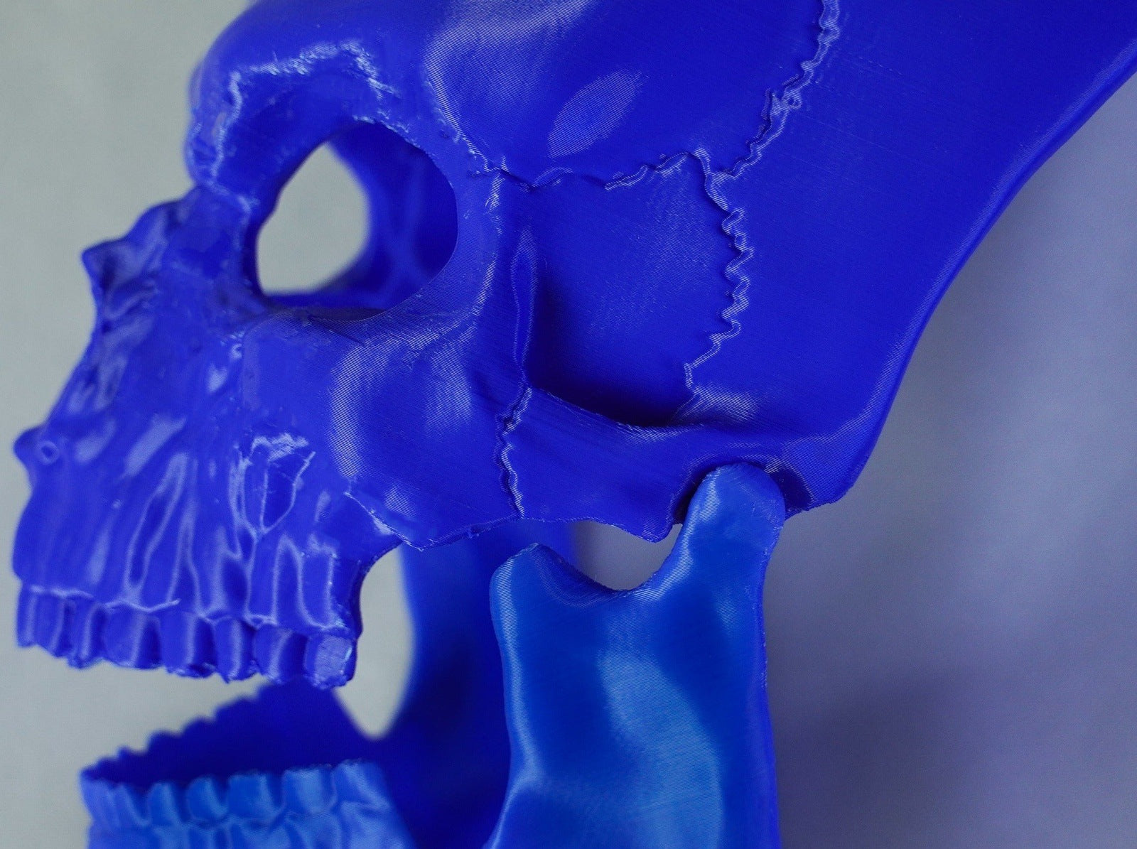 Skull Mask Moving Jaw Raw Kit 3D Print