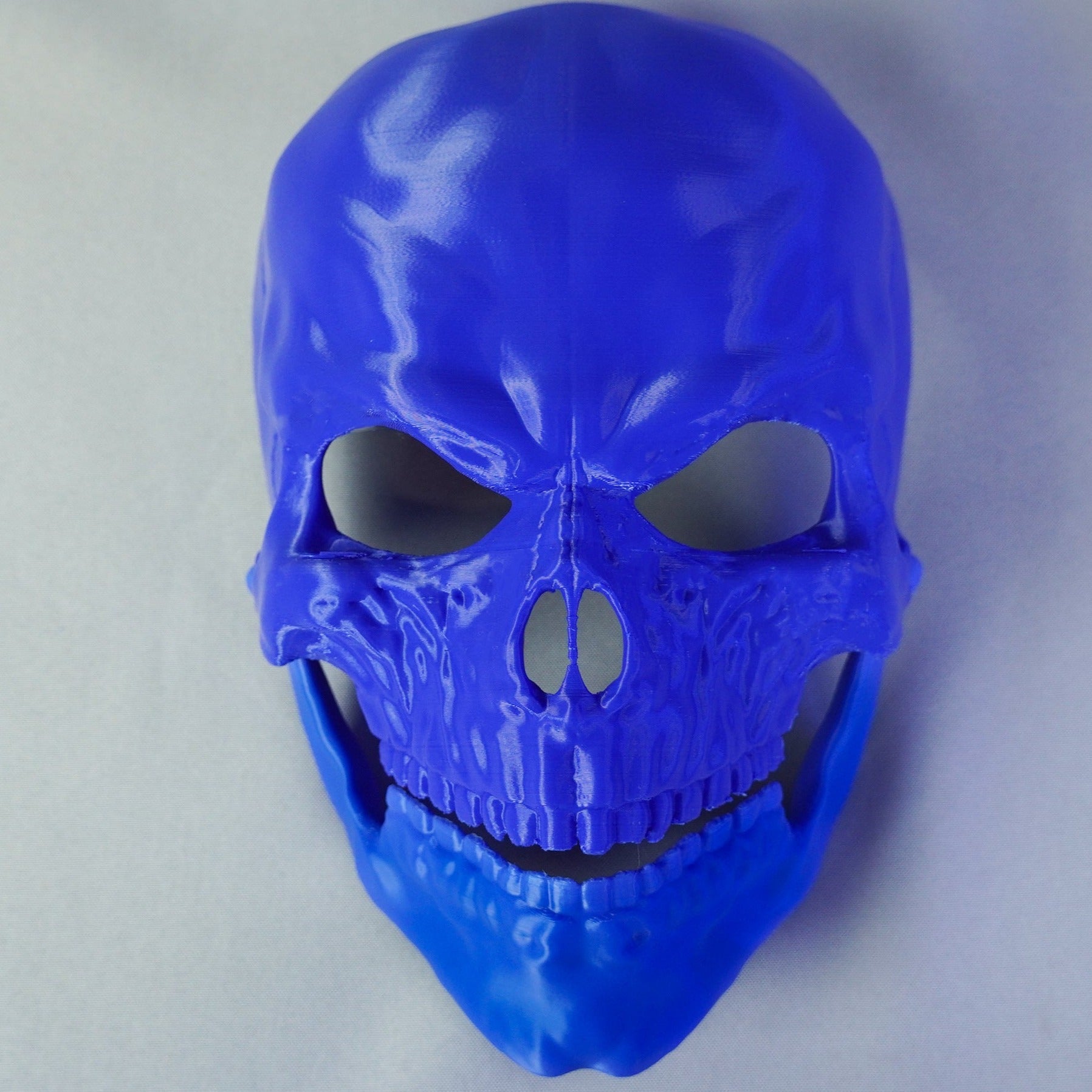 Skull Mask Moving Jaw Raw Kit 3D Print