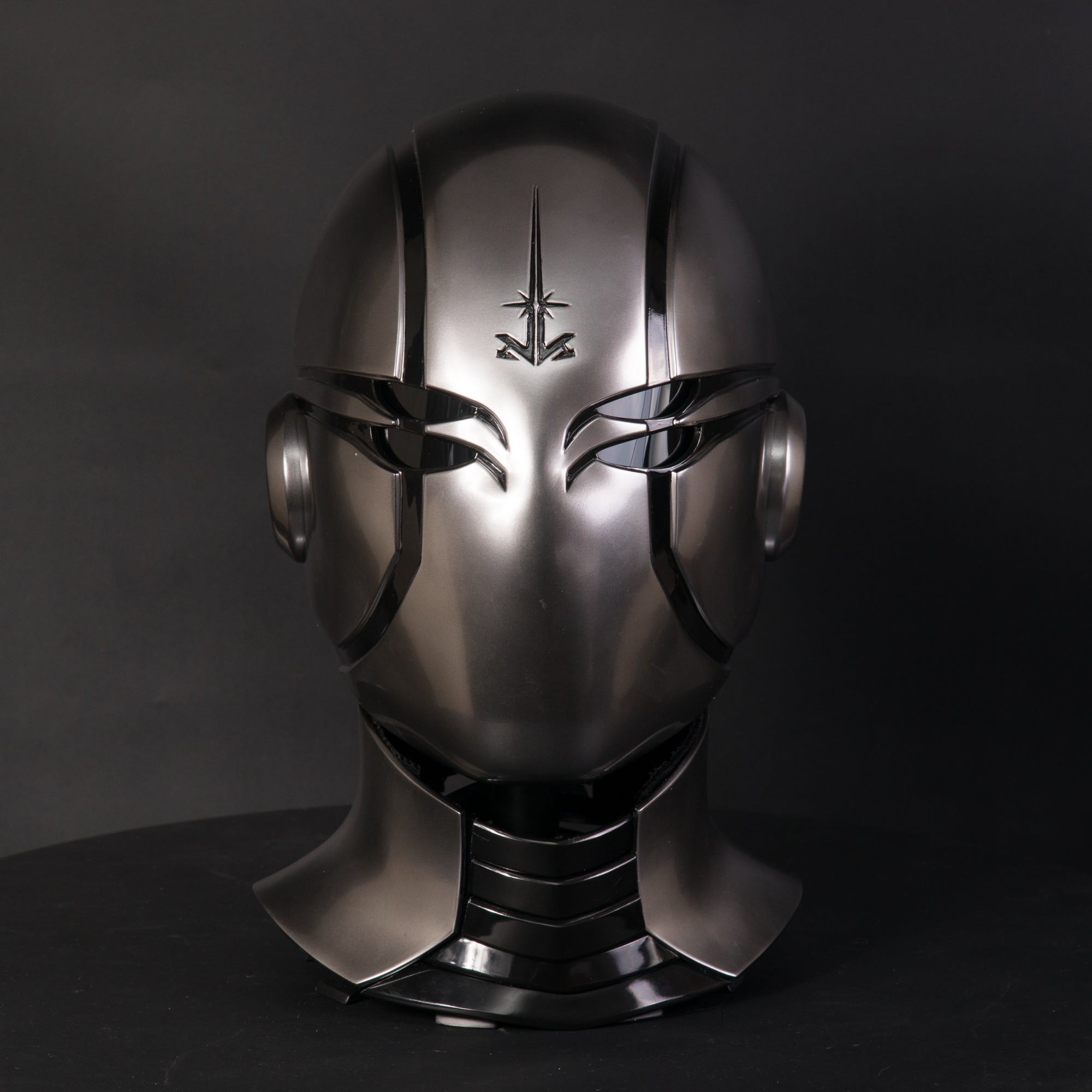 Steel Jedi Helmet-Mask with Neck / Custom Temple Guard Helmet