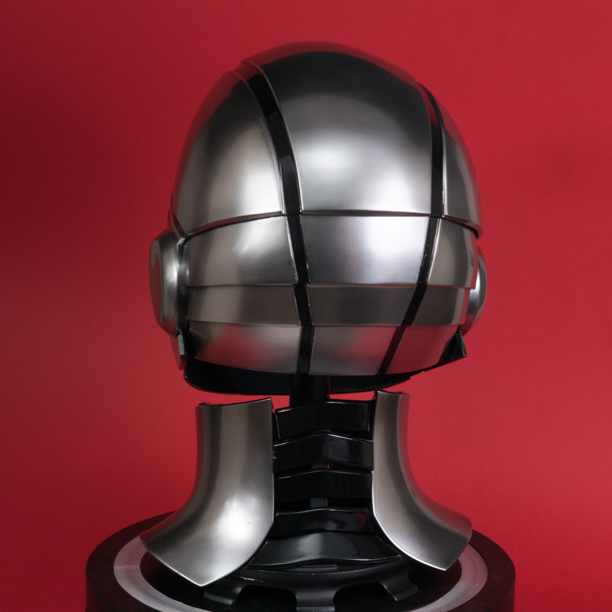 Steel Jedi Helmet-Mask with Neck / Custom Temple Guard Helmet