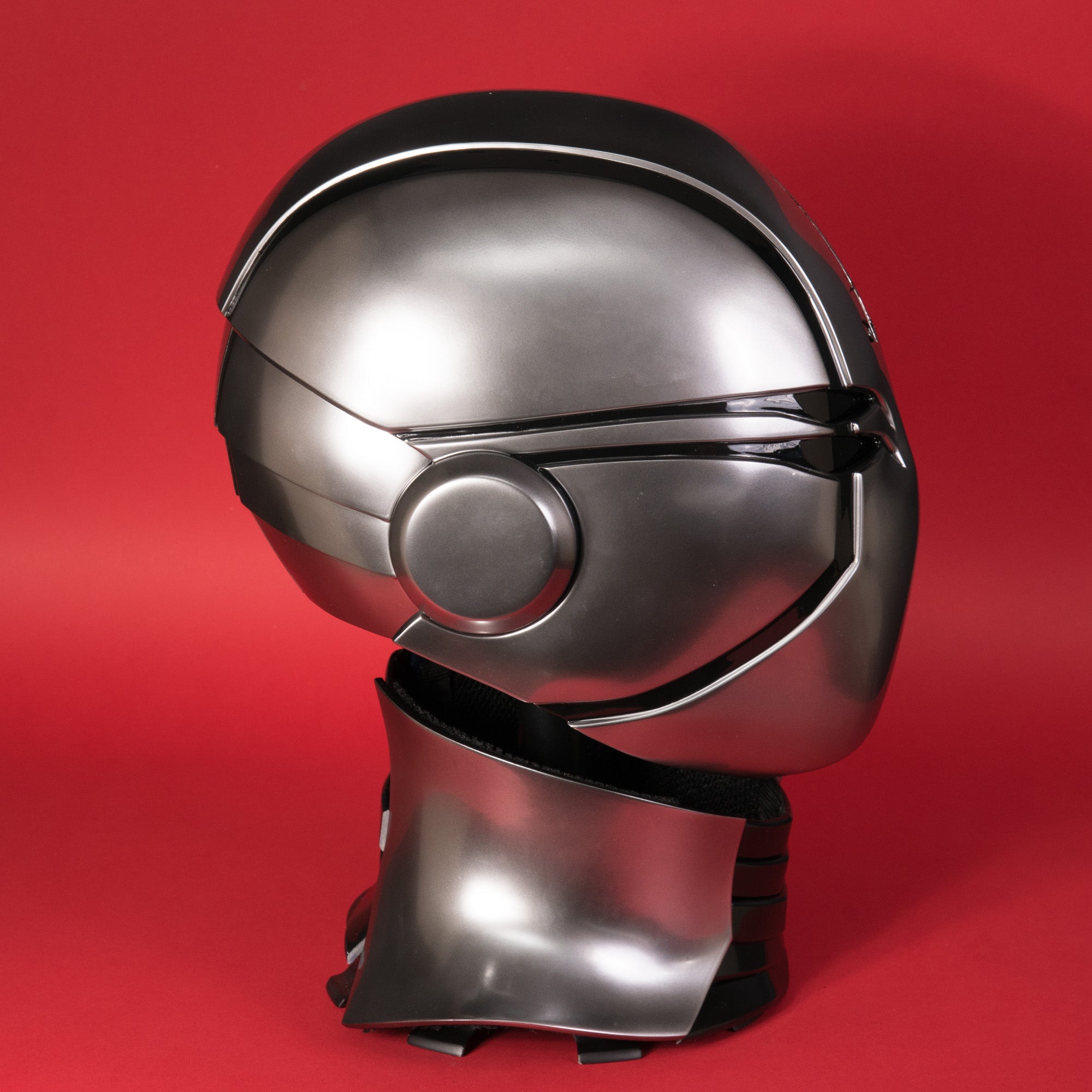 Steel Jedi Helmet-Mask with Neck / Custom Temple Guard Helmet