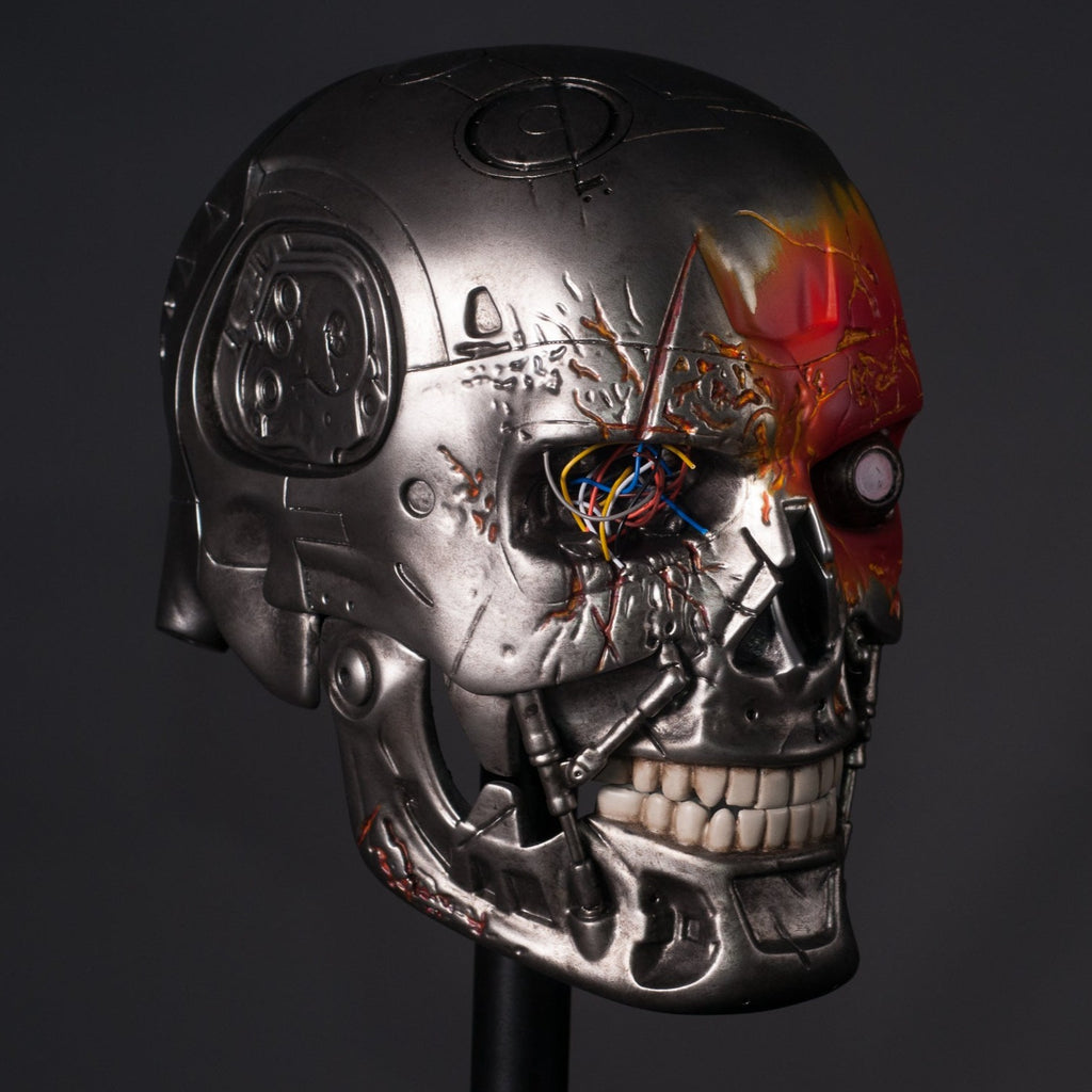 DIY 3D Printed T-600 Terminator Skull [3D Printed Movie Prop] 
