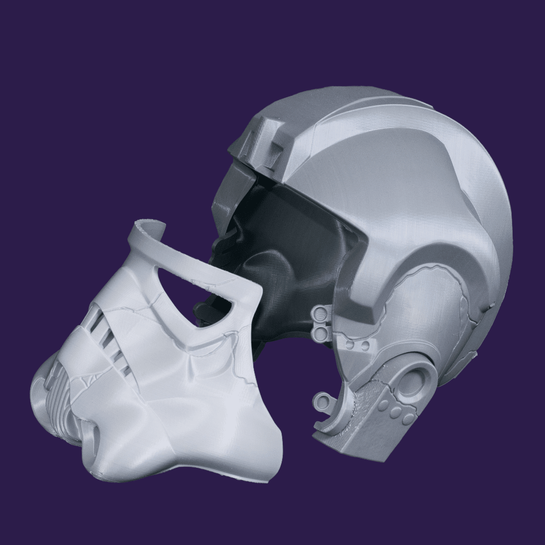 Thraun Pilot Helmet Raw Kit 3D Print