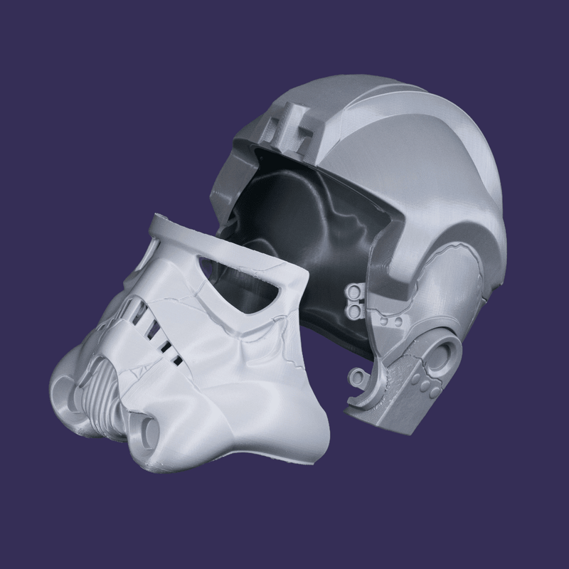 Thraun Pilot Helmet Raw Kit 3D Print