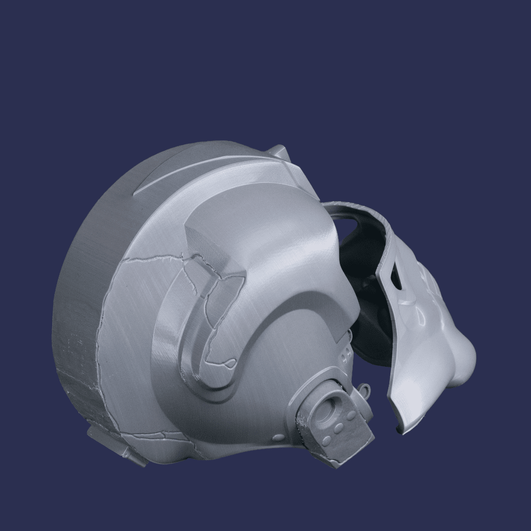 Thraun Pilot Helmet Raw Kit 3D Print