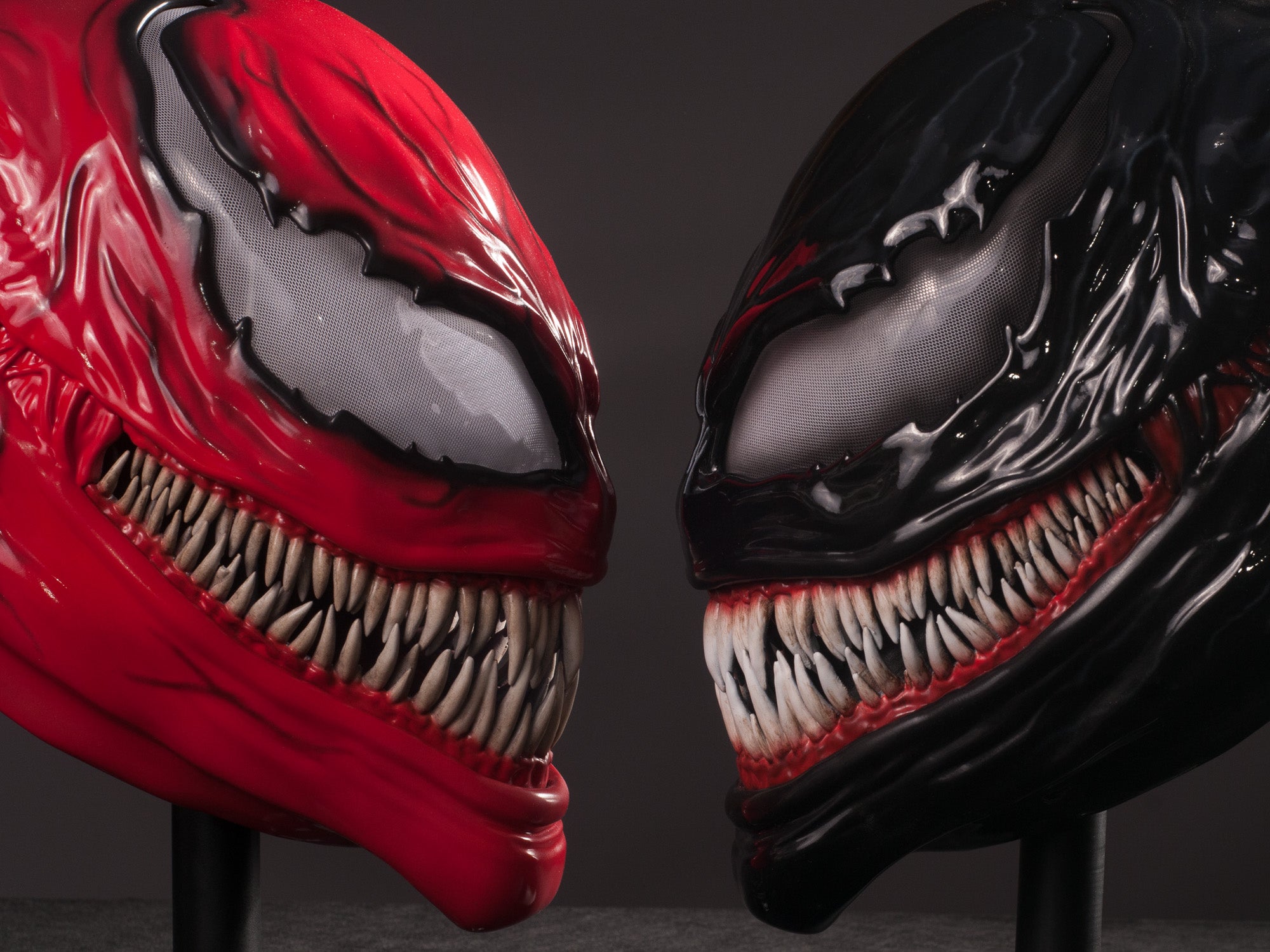 Venom Mask / Black Symbiote / Cosplay Helmet