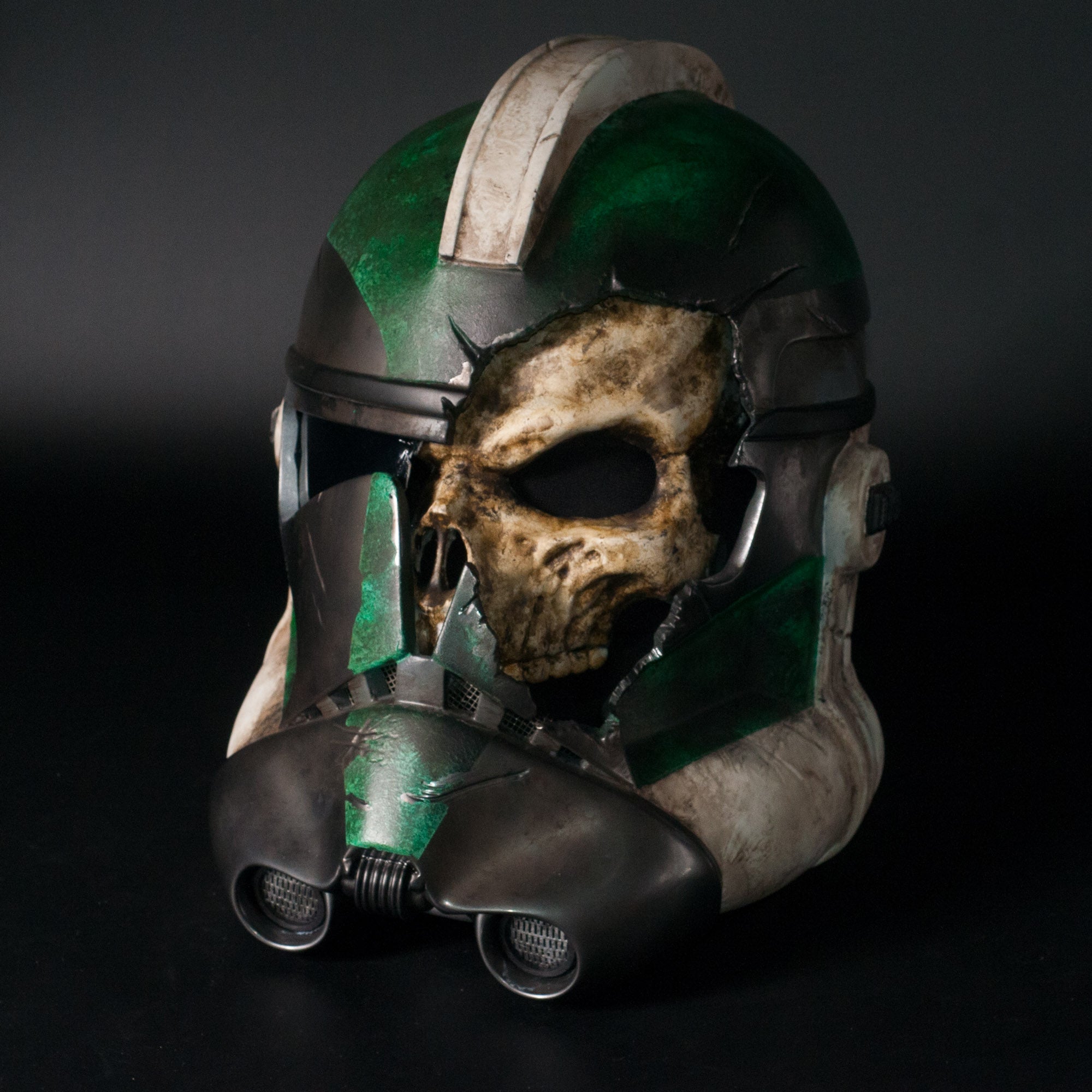 Custom Zombie Clone Trooper Helmet