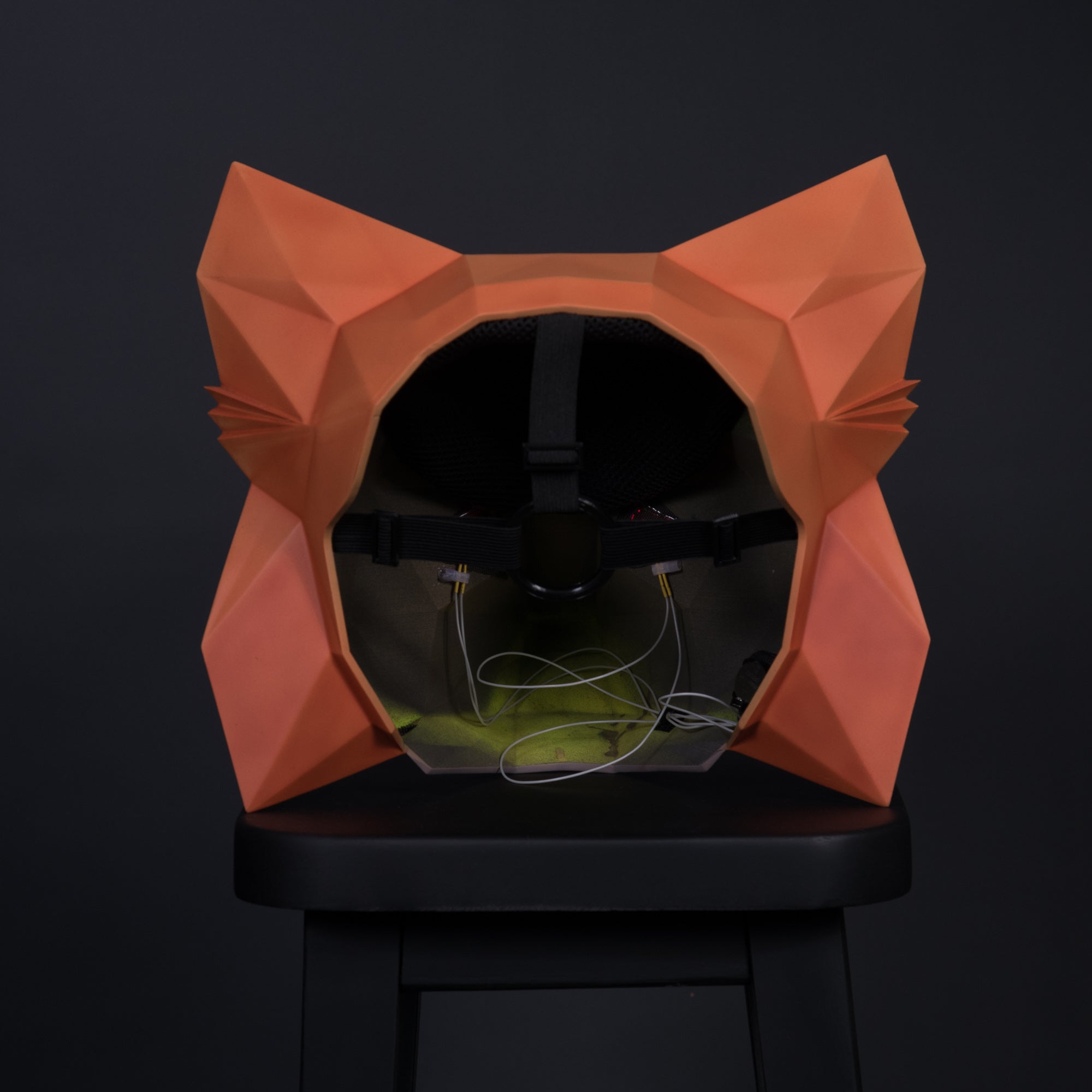 CryptoFox Mask with LED Eyes / MetaMask Cosplay Mask