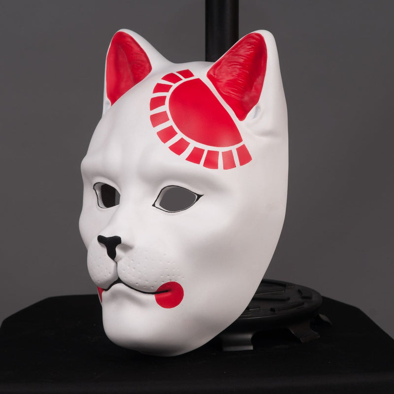 White Cat Mask - 3D Planet Props Custom Paint