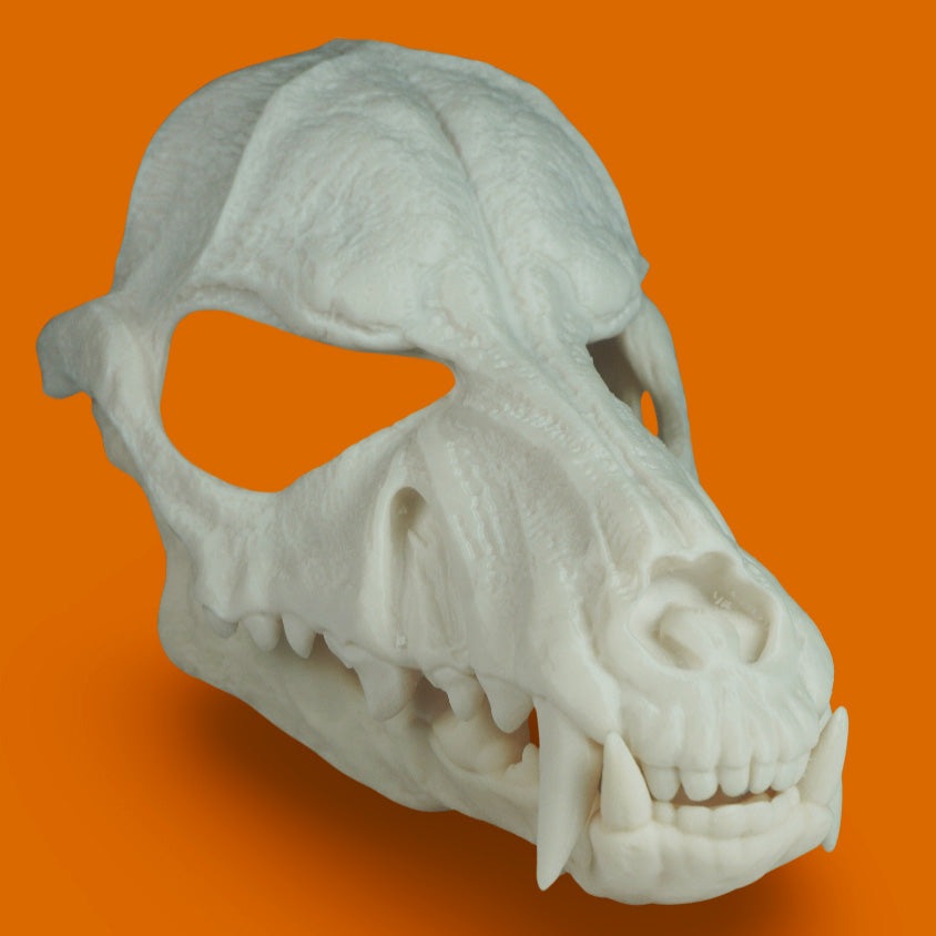 Wolf Skull Mask Raw Kit 3D Print