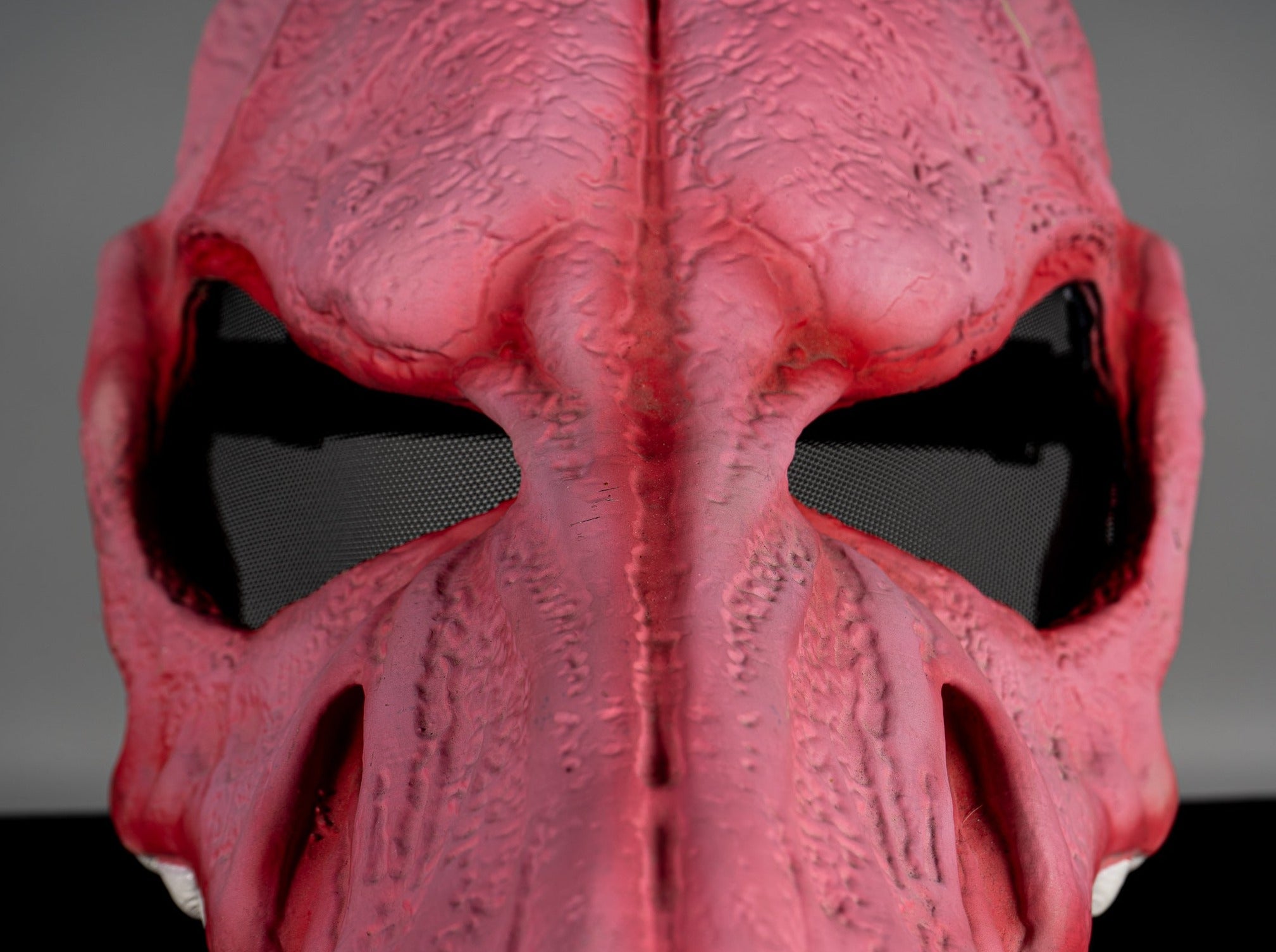 Wolf Skull Mask Pink with Moving Jaw