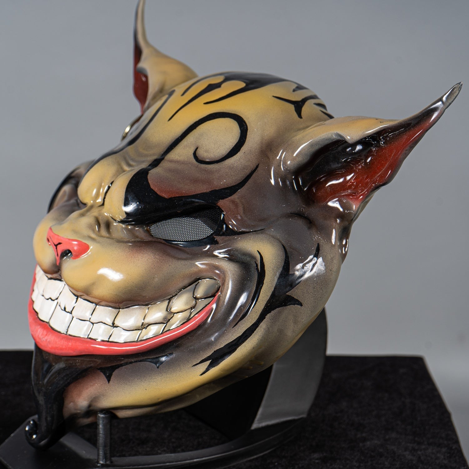 Wonderland Cat Mask Beige / Cheshire Cat cosplay / Alice party mask