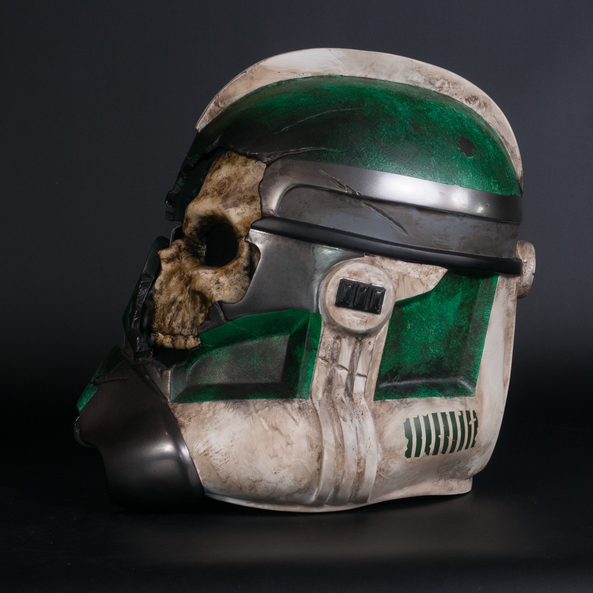 Custom Zombie Clone Trooper Helmet