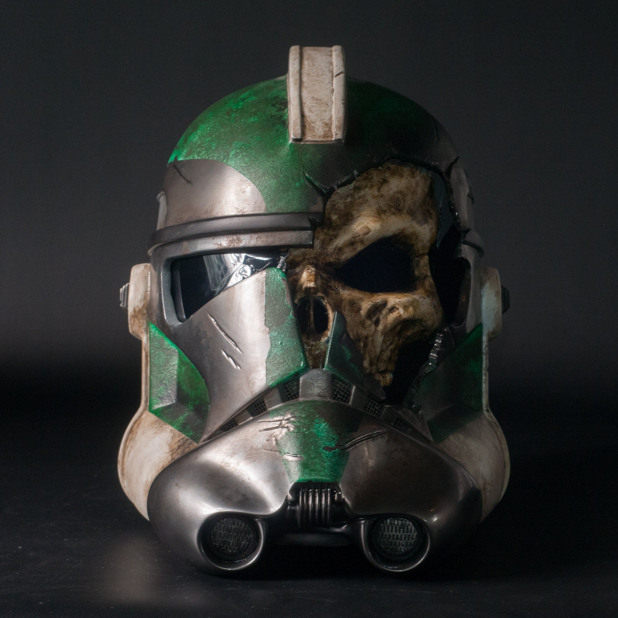 Custom Zombie Clone Trooper Helmet