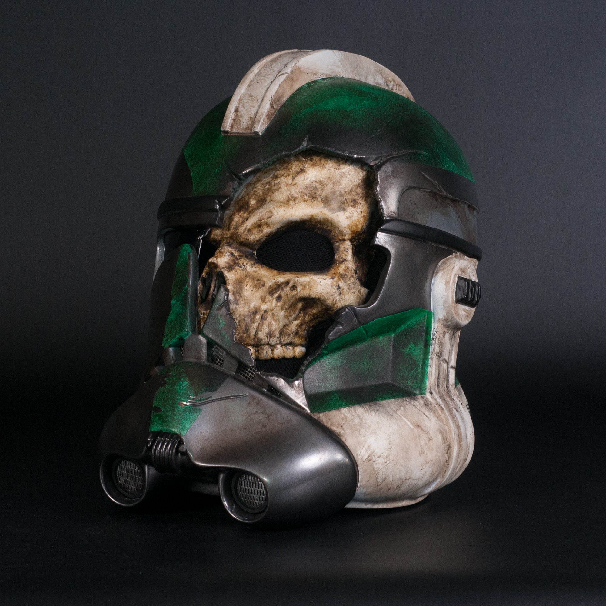 Custom Zombie Clone Trooper Helmet