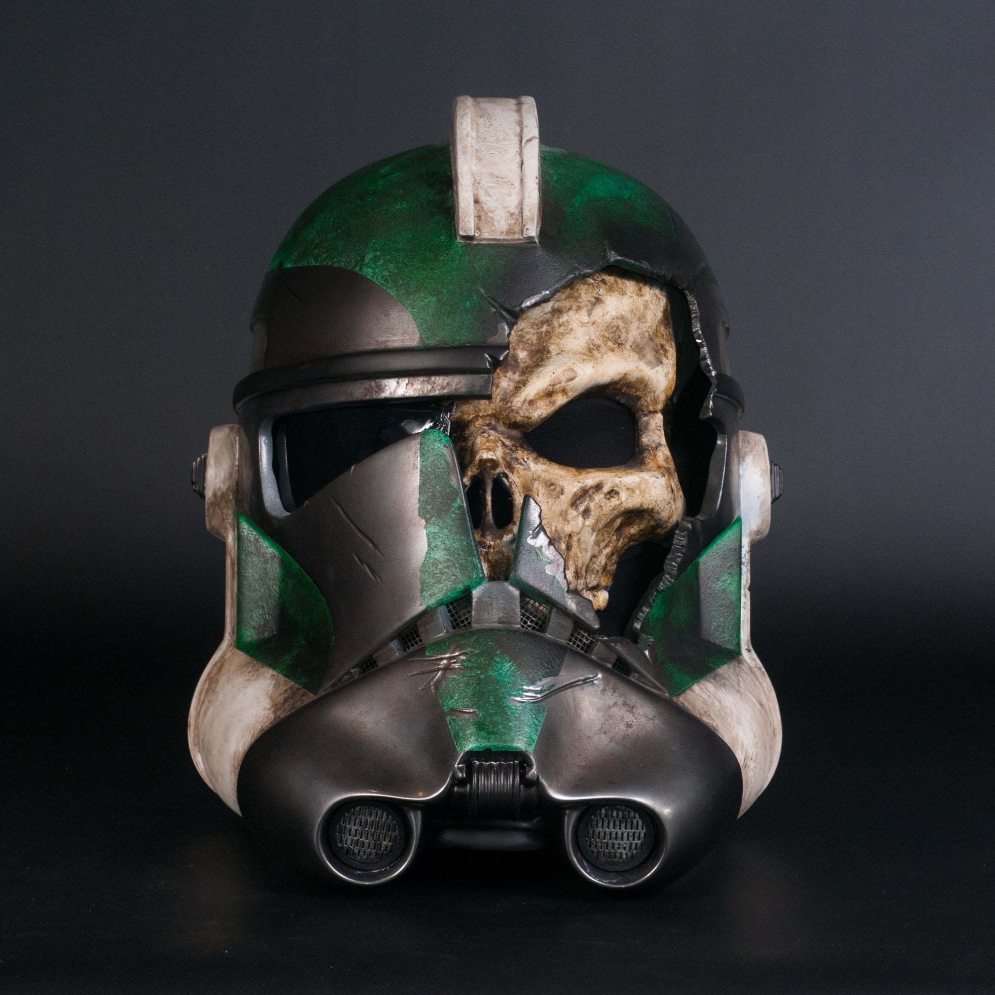 Custom Zombie Clone Trooper Helmet