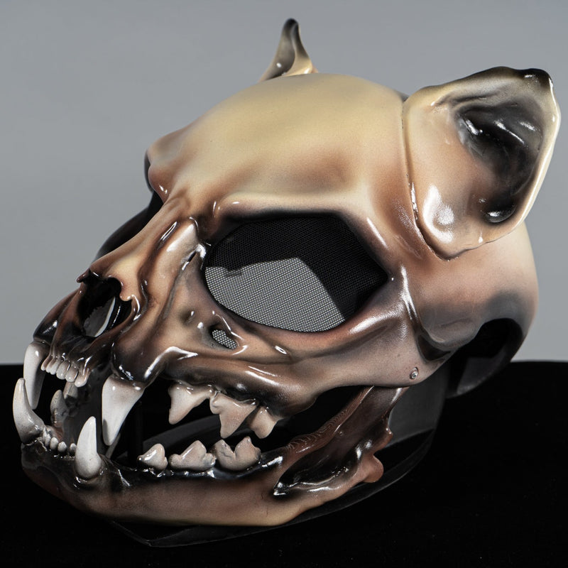 Cat Skull Mask BONE with Moving Jaw / Cosplay mask for Woman