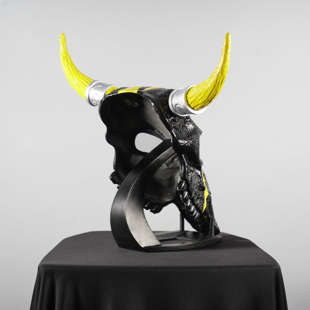 Bull Skull Mask / Rugged Western Style / 3D Printed Cosplay mask