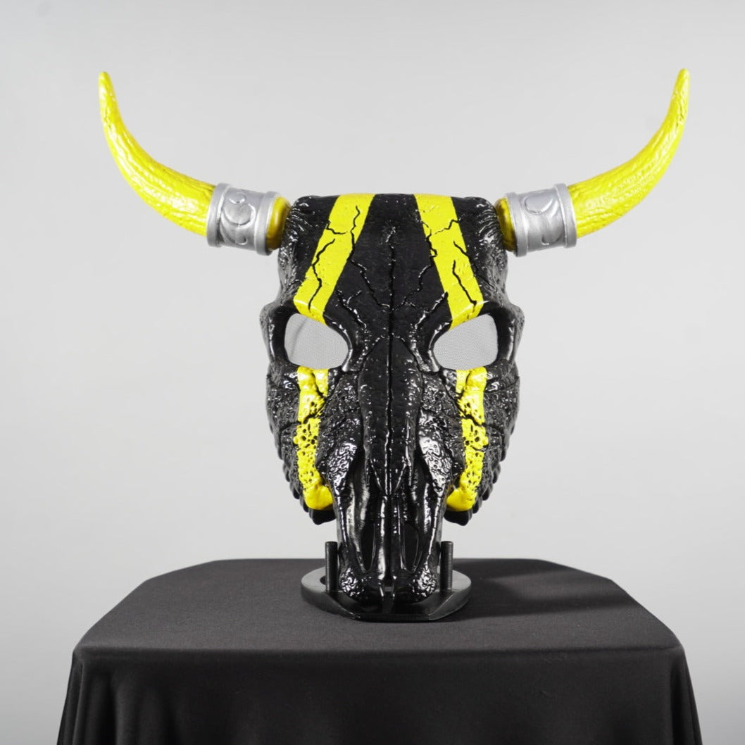 Bull Skull Mask / Rugged Western Style / 3D Printed Cosplay mask