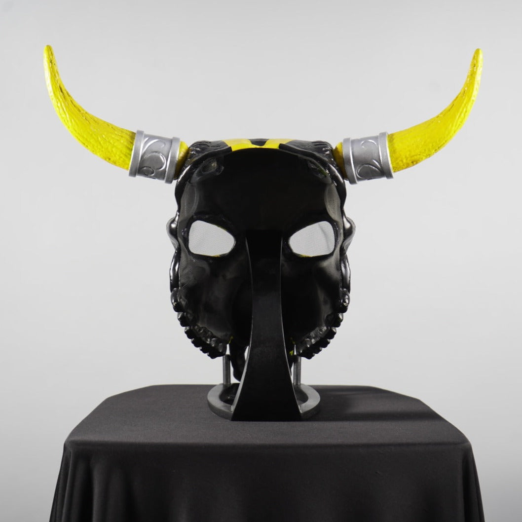 Bull Skull Mask / Rugged Western Style / 3D Printed Cosplay mask