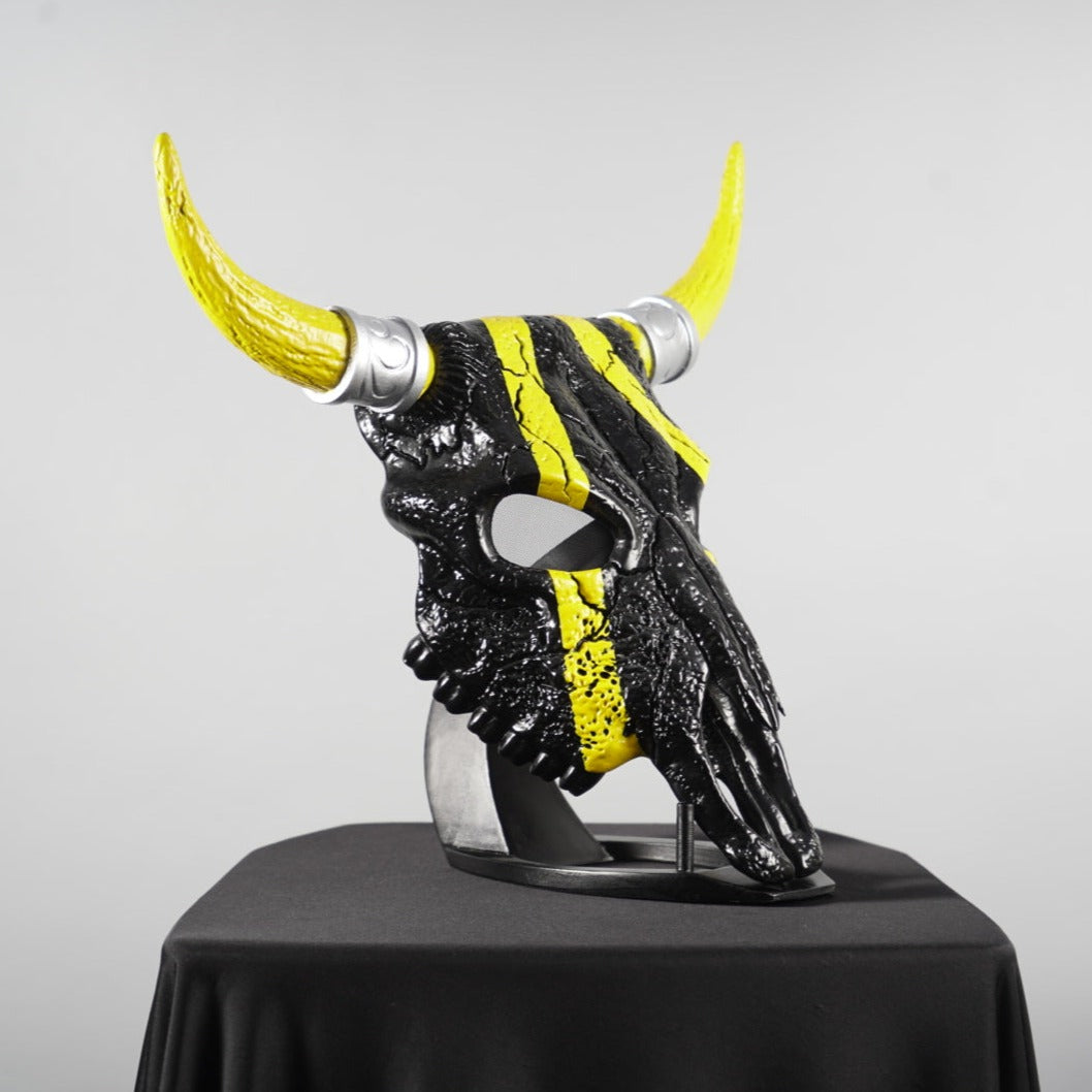 Bull Skull Mask / Rugged Western Style / 3D Printed Cosplay mask