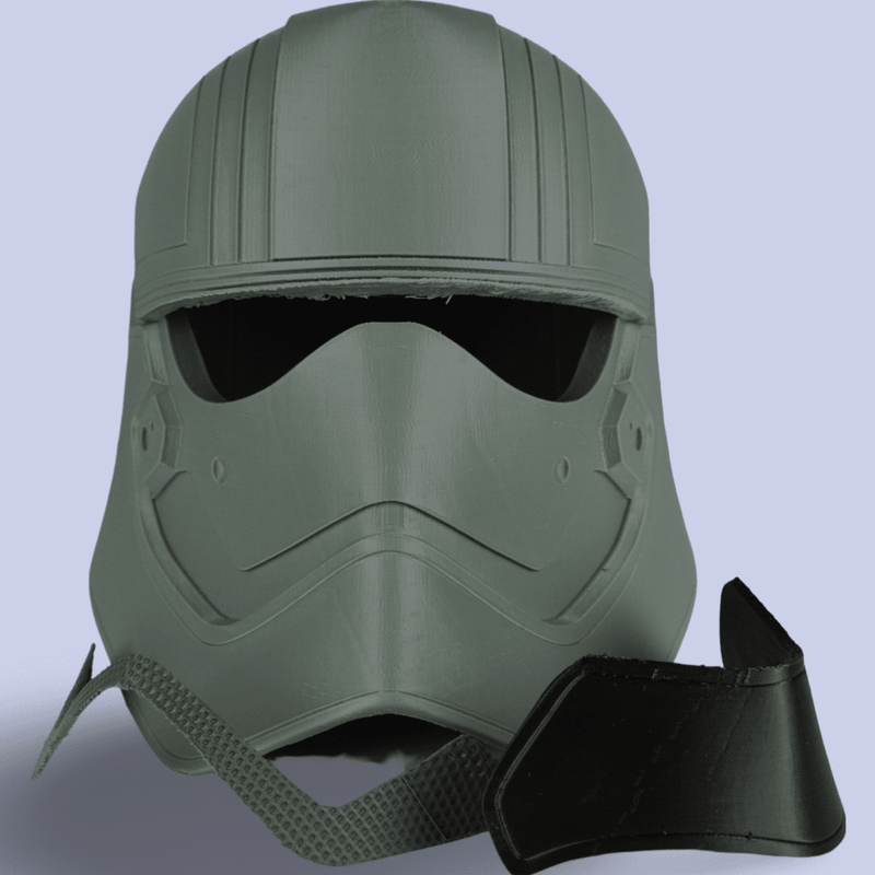 Captain Phasma Helmet Raw Kit 3D Print