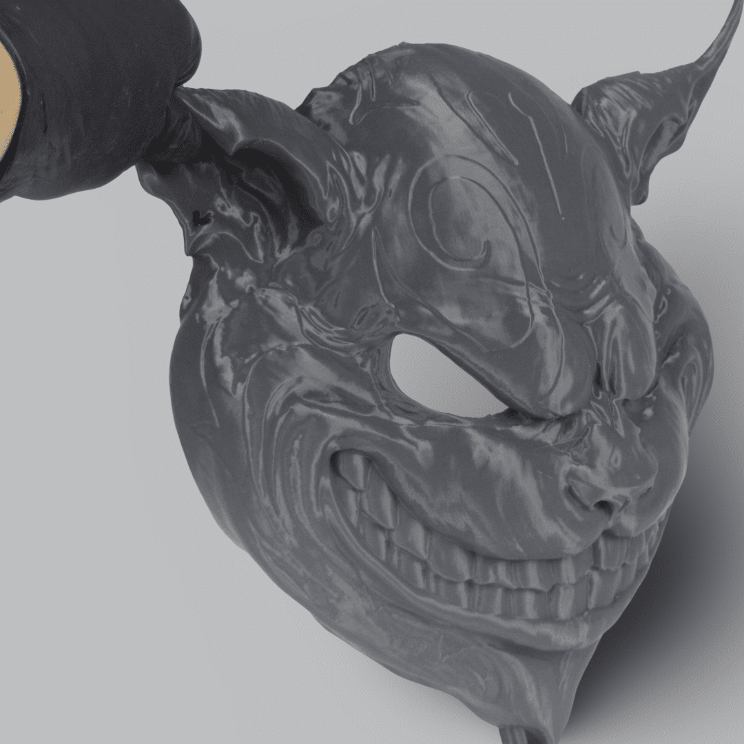 Cheshire Cat Mask Raw Kit 3D Print