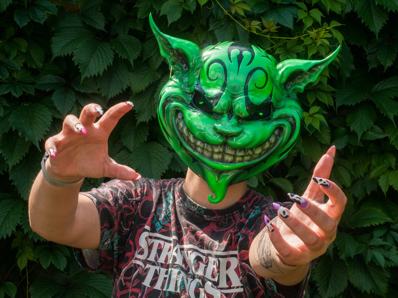 Cheshire Cat Mask Cat Mask with Green Light