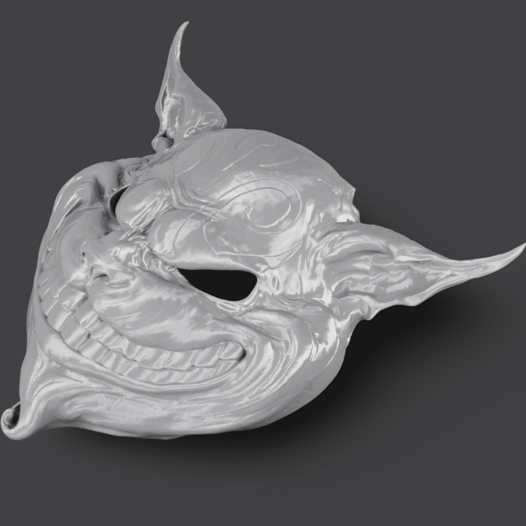 Cheshire Cat Mask Raw Kit 3D Print