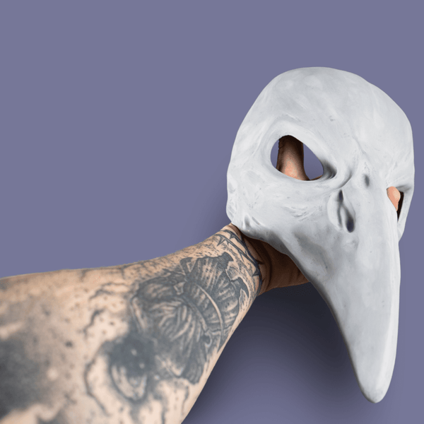 Crow Skull Mask-1 / Raw Kit 3D Print