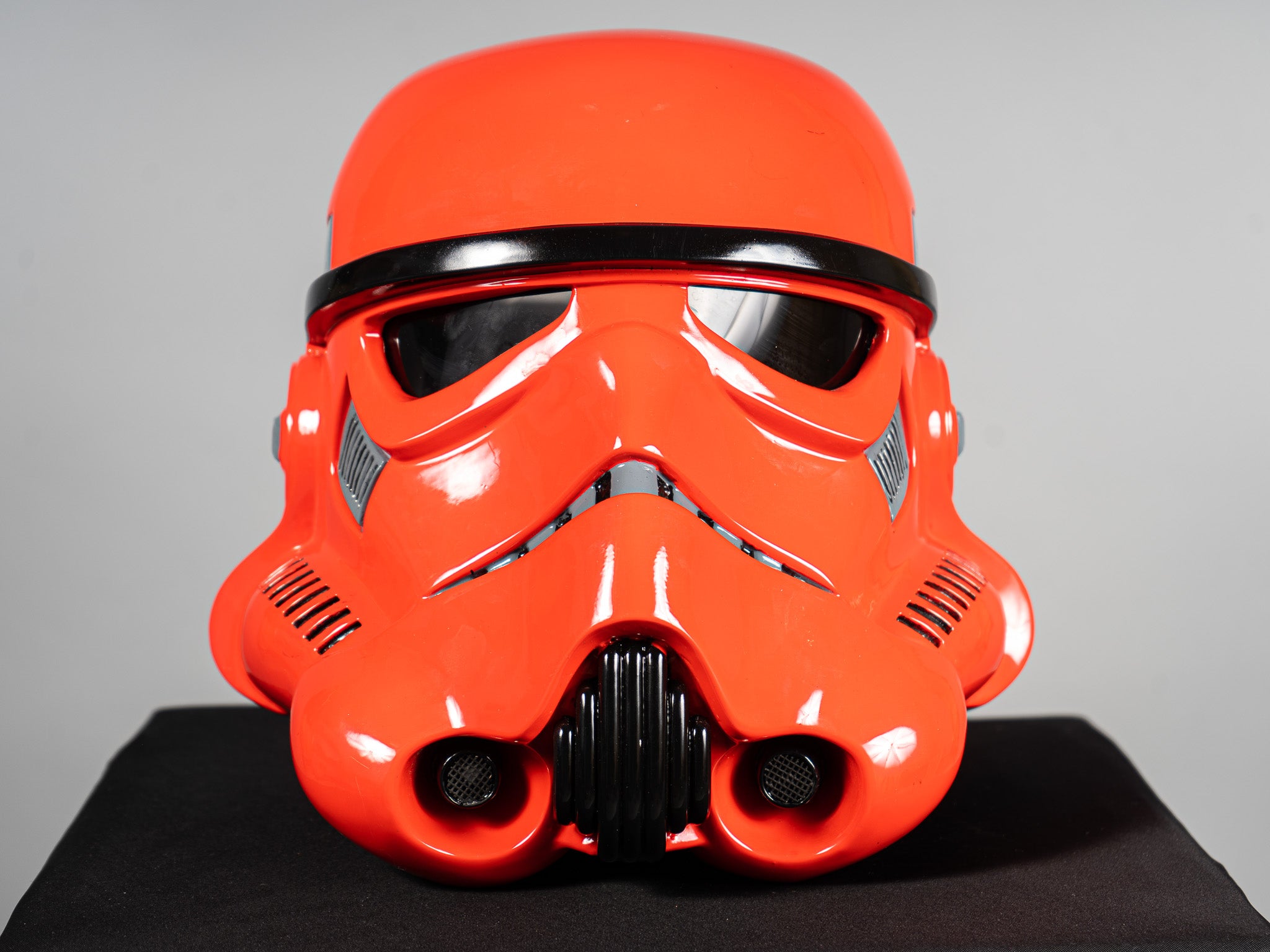 Crimson Stormtrooper Helmet / Magma Trooper / Red Stormtrooper helmet