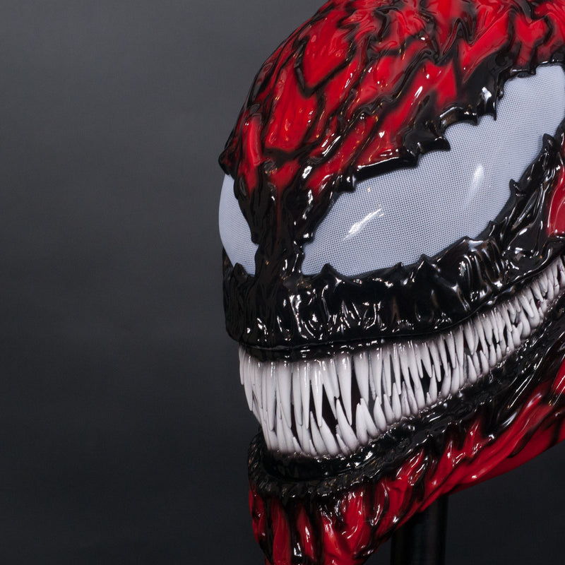 Custom Carnage Helmet-Mask Red&Black