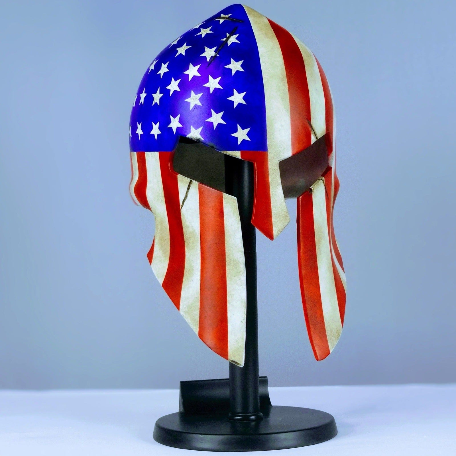 Custom Spartan Helmet with Any Flag