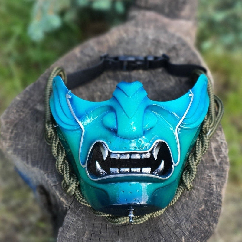 Ghost of Tsushima Mask Green / Samurai mask / Jin Sakai cosplay