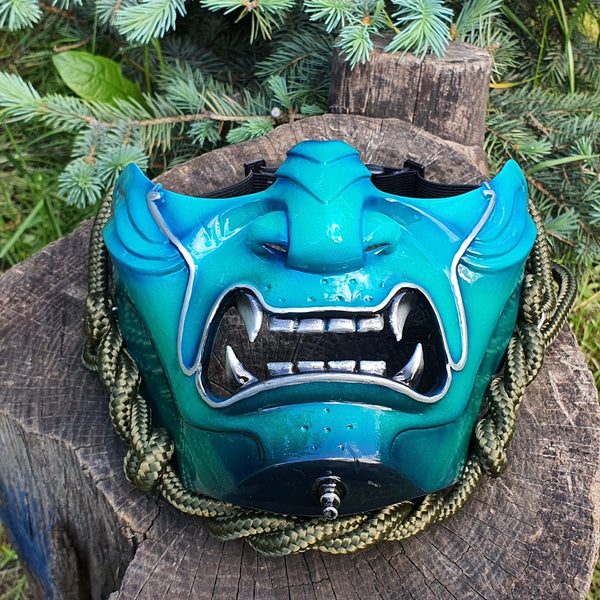 Ghost of Tsushima Mask Green / Samurai mask / Jin Sakai cosplay