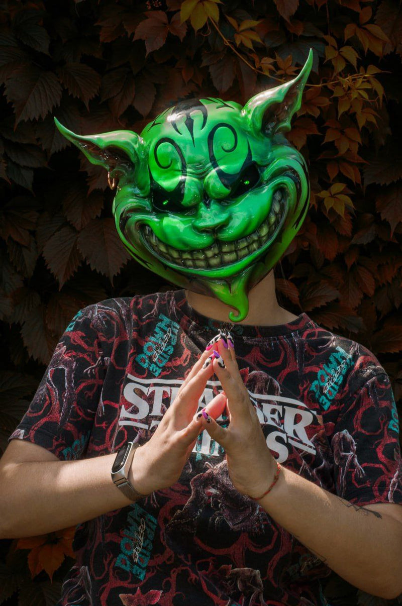 Cheshire Cat Mask Cat Mask with Green Light