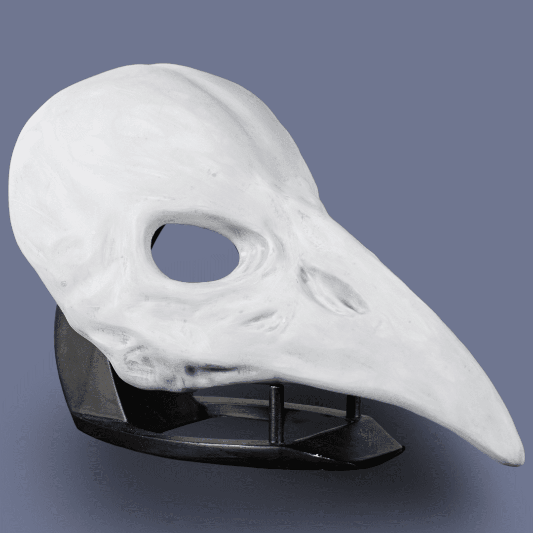 Crow Skull Mask-1 / Raw Kit 3D Print