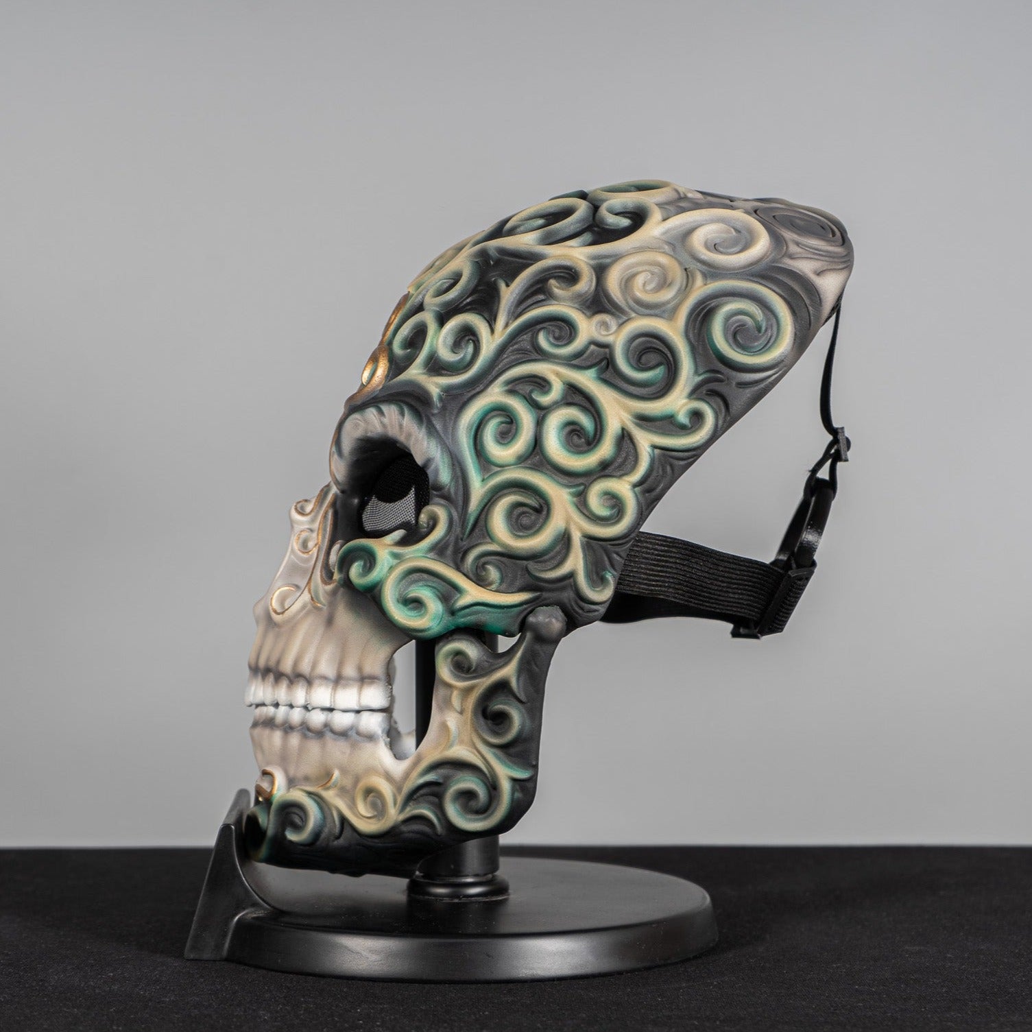 Human Skull Mask 5 / Realistic mask with moving Jaw / Human Skull Collection