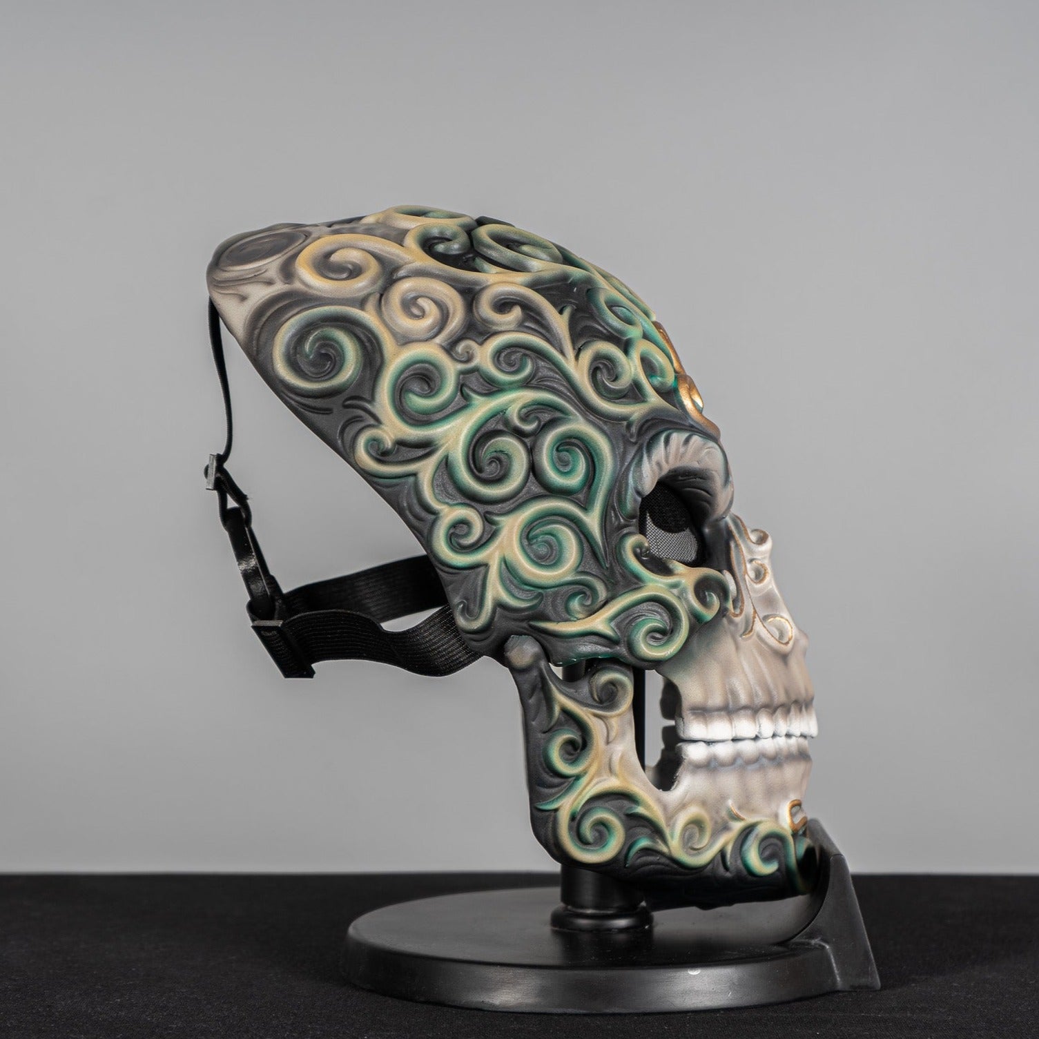 Human Skull Mask 5 / Realistic mask with moving Jaw / Human Skull Collection