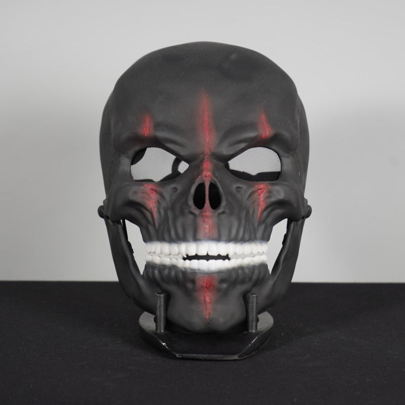 Human Skull Mask 2 / Scary mask with moving Jaw / Human Skull Collection