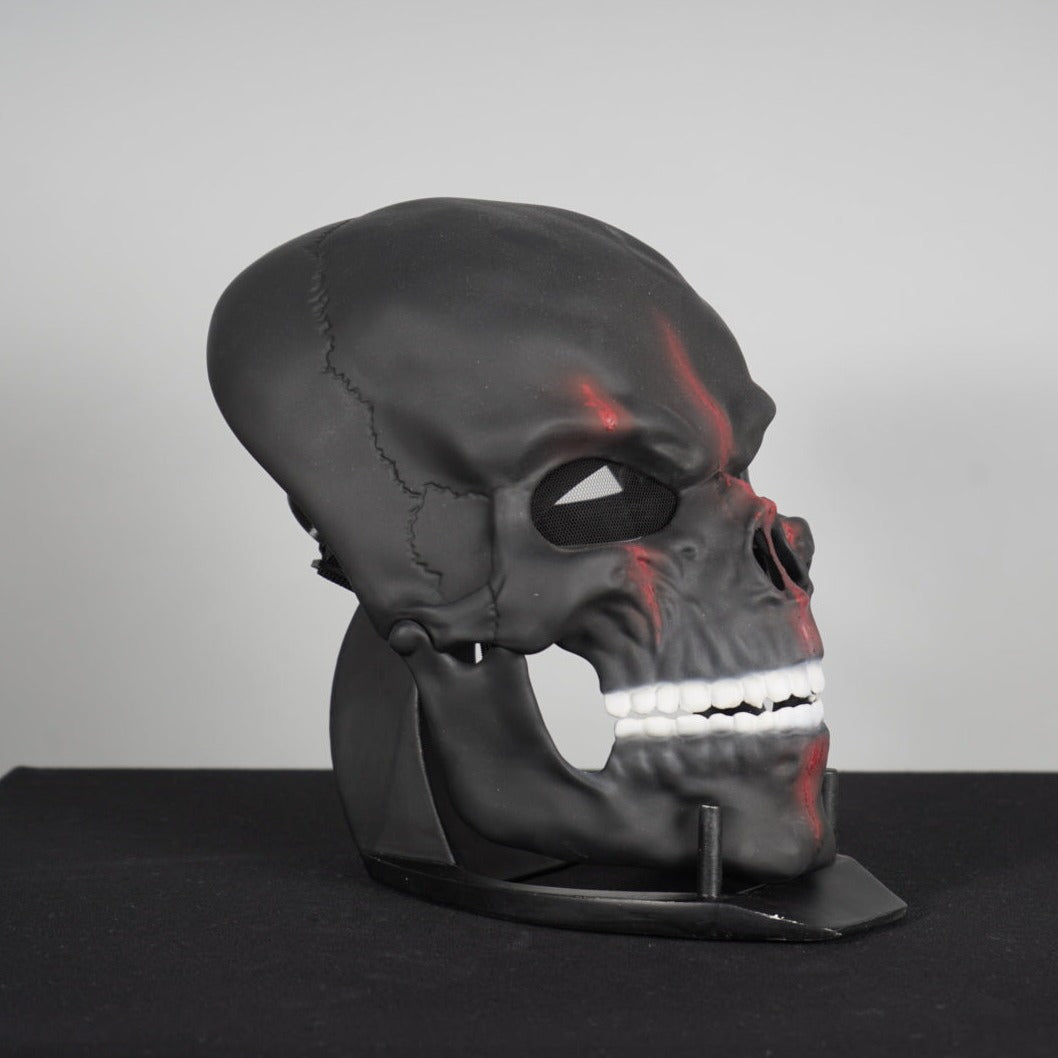 Human Skull Mask 2 / Scary mask with moving Jaw / Human Skull Collection