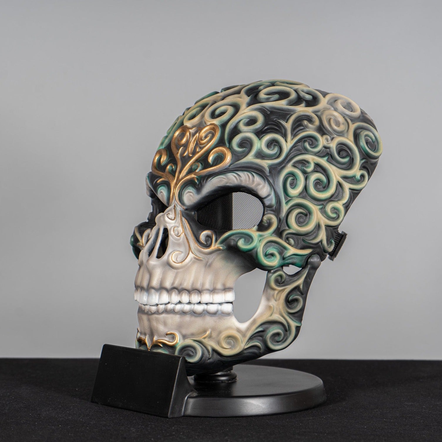 Human Skull Mask 5 / Realistic mask with moving Jaw / Human Skull Collection