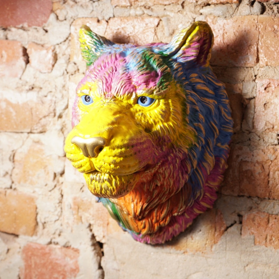 Lion Head Wall Decor